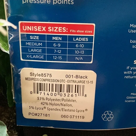 NWOT MediPeds Supportive Compression - Picture 4 of 7